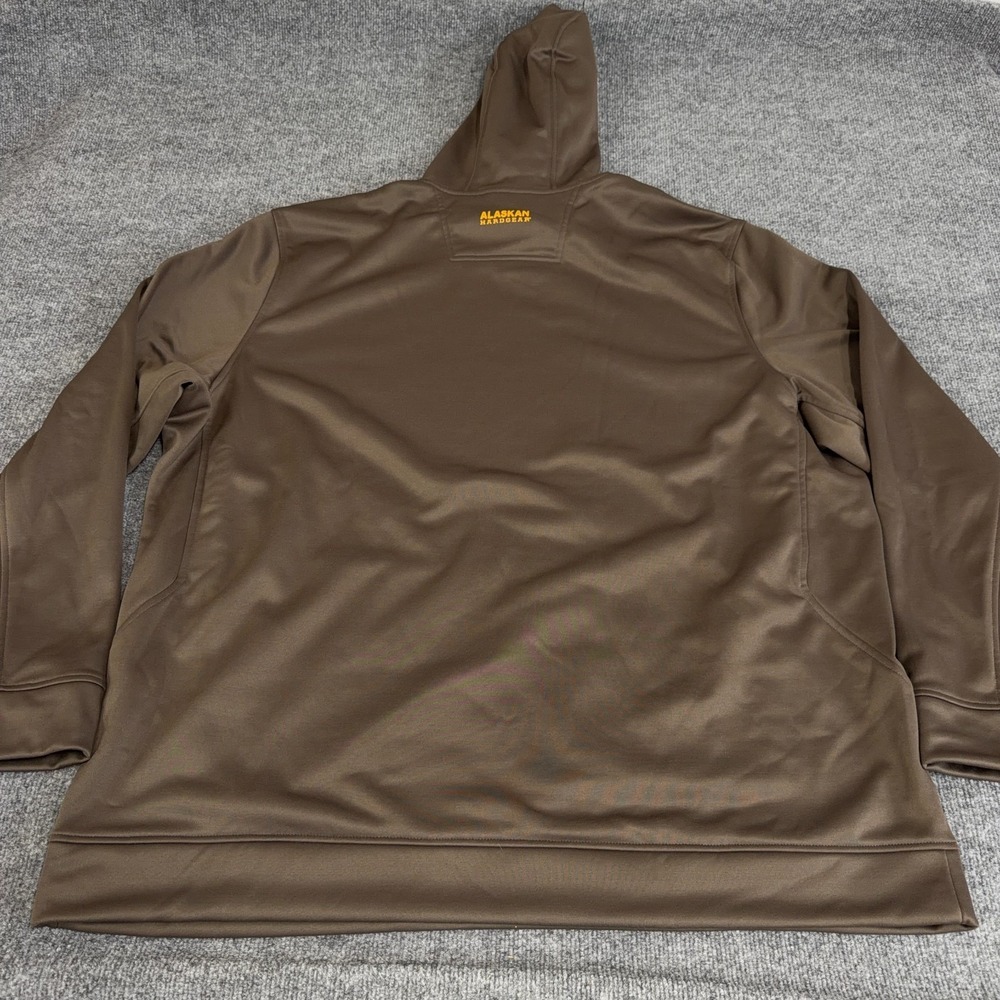 Alaskan Hardgear Duluth Trading Hoodie Men 3XL Brown Graphic Logo Fleece NEW - Picture 10 of 12
